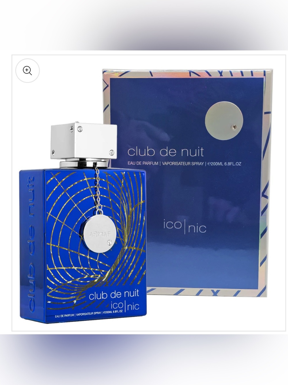 New In Box Sealed in Cellophane Armaf Club De Nuit Iconic for Men 6.8 EDP Spray